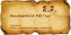 Reichenfeld Péter névjegykártya